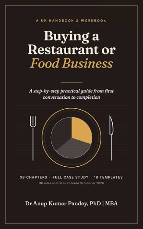 Cover of Buying a Restaurant or Food Business by Dr Anup Kumar Pandey, PhD | MBA